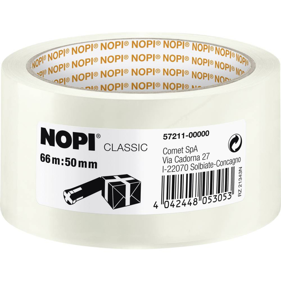 Verpackungsklebeband Classic, 50 mm x 66 m, transparent