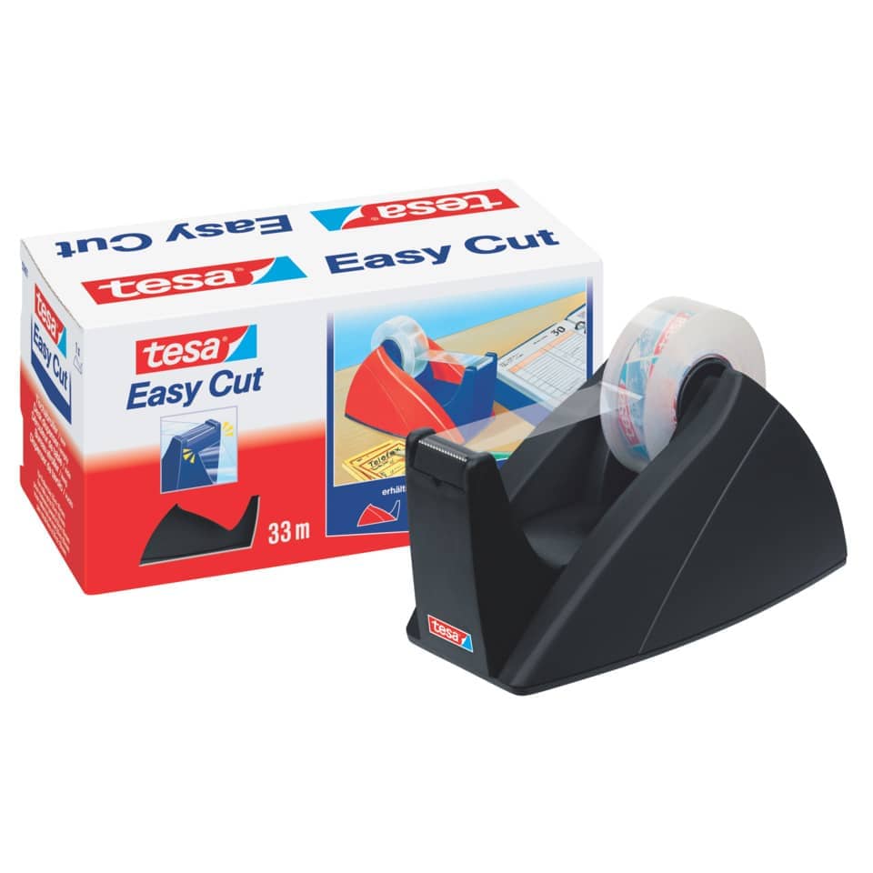 Tischabroller Easy Cut® - für Rollen bis 33 m x 19 mm, schwarz