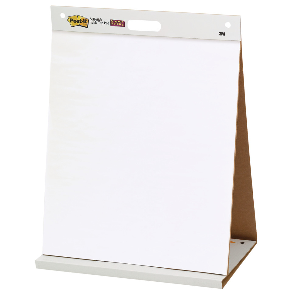 Flipchart-Block Super Sticky Meeting Chart, 50,8x58,4cm, blanko