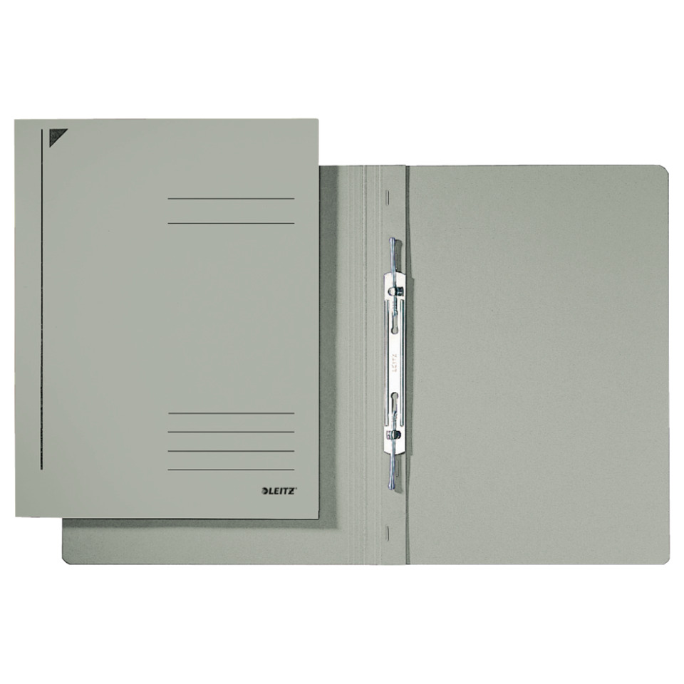 3040 Spiralhefter - A4, 250 Blatt, kfm. Heftung, Recycling-Karton, grau