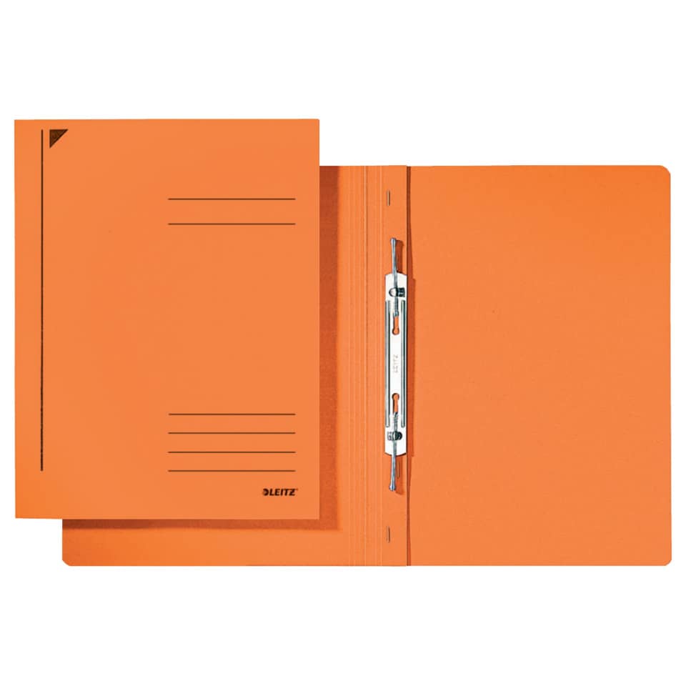 3040 Spiralhefter - A4, 250 Blatt, kfm. Heftung, Recycling-Karton, orange