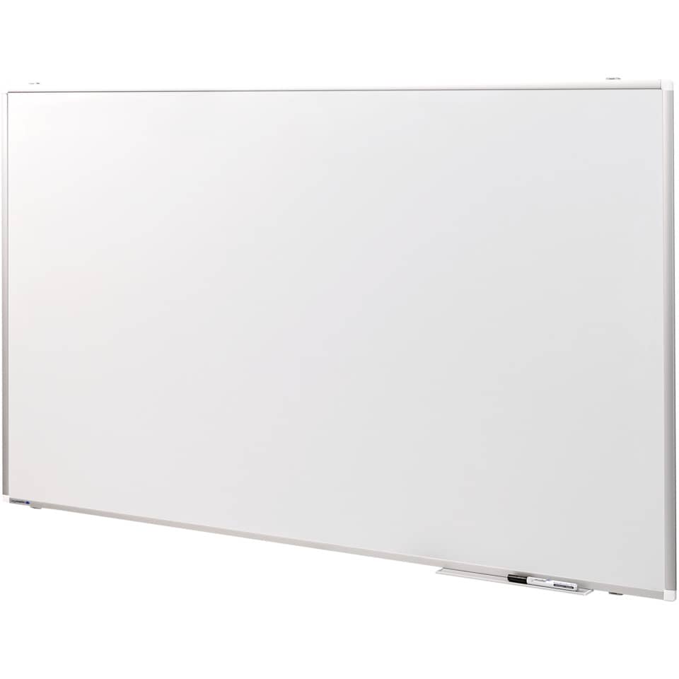 Whiteboardtafel Premium Plus - 150 x 100 cm, weiß, magnethaftend, Wandmontage