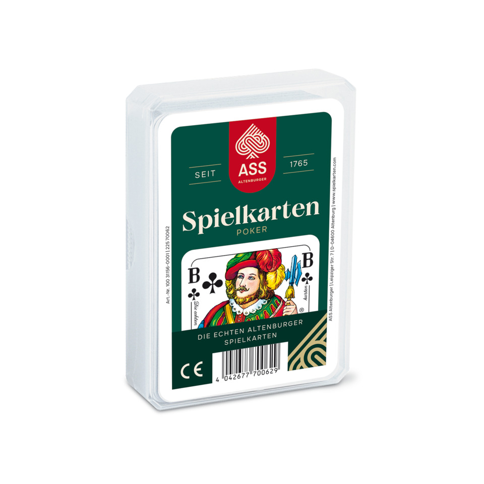 Spielkarten Poker (französisches Bild)