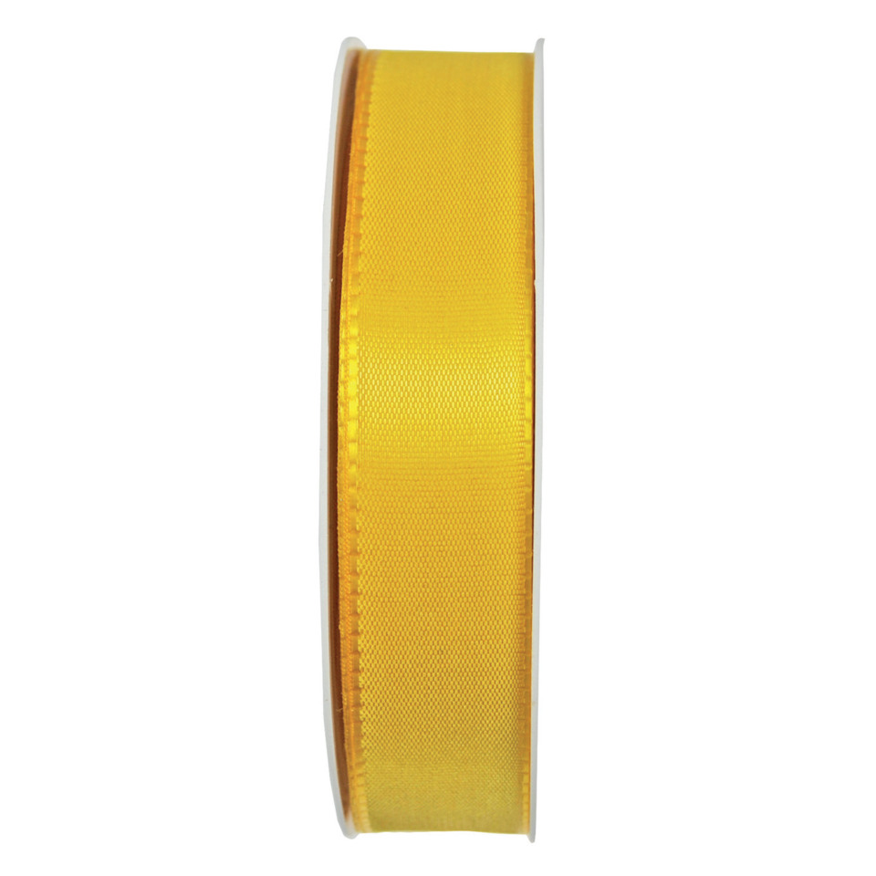 Basic Taftband - 25 mm x 50 m, gelb