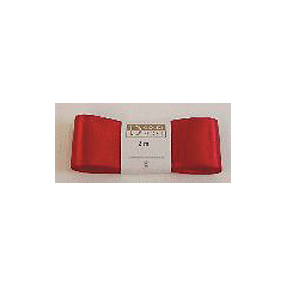 Doppelsatinband - 40 mm x 3 m, rot