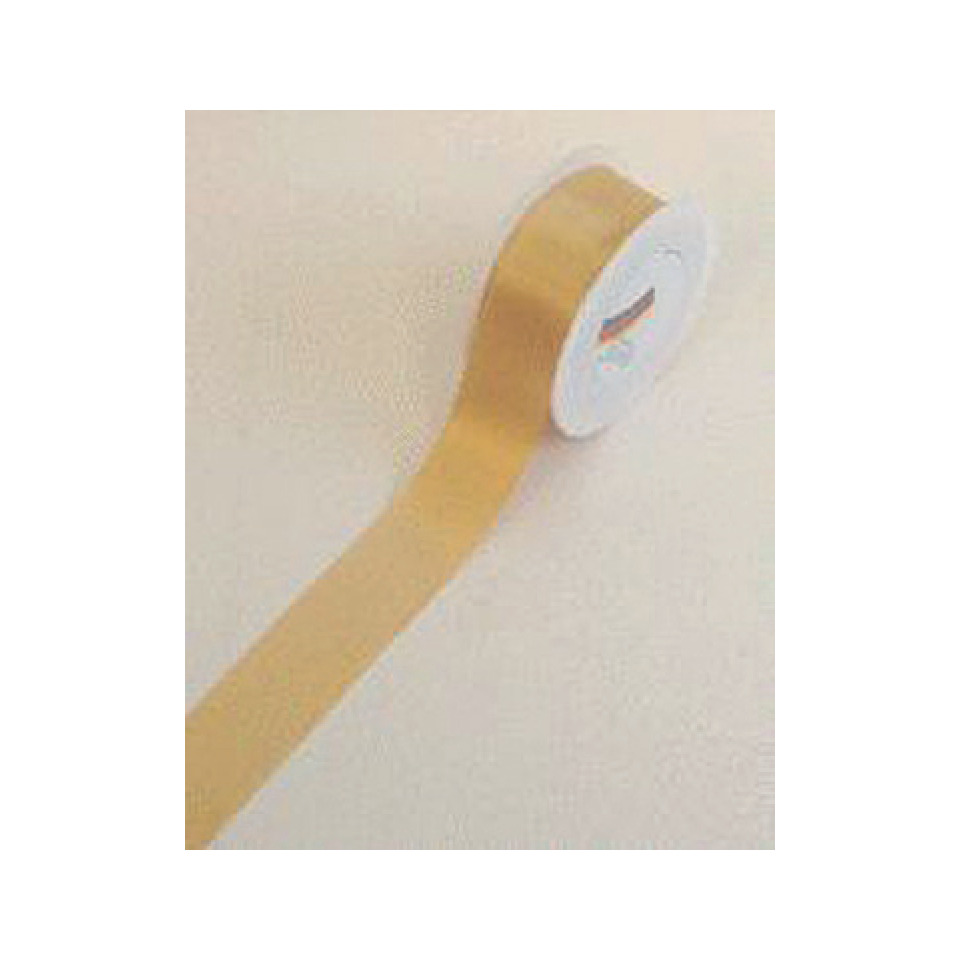 Doppelsatinband - 40 mm x 25 m, gold