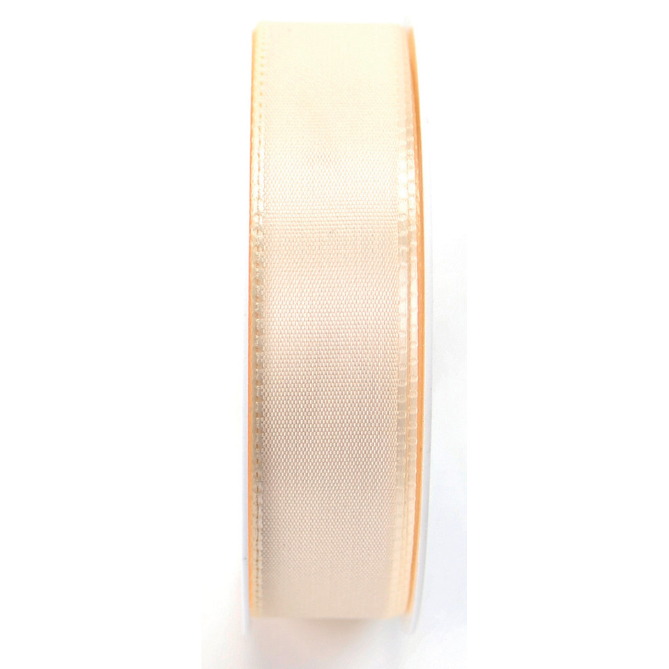 Basic Taftband - 25 mm x 50 m, creme