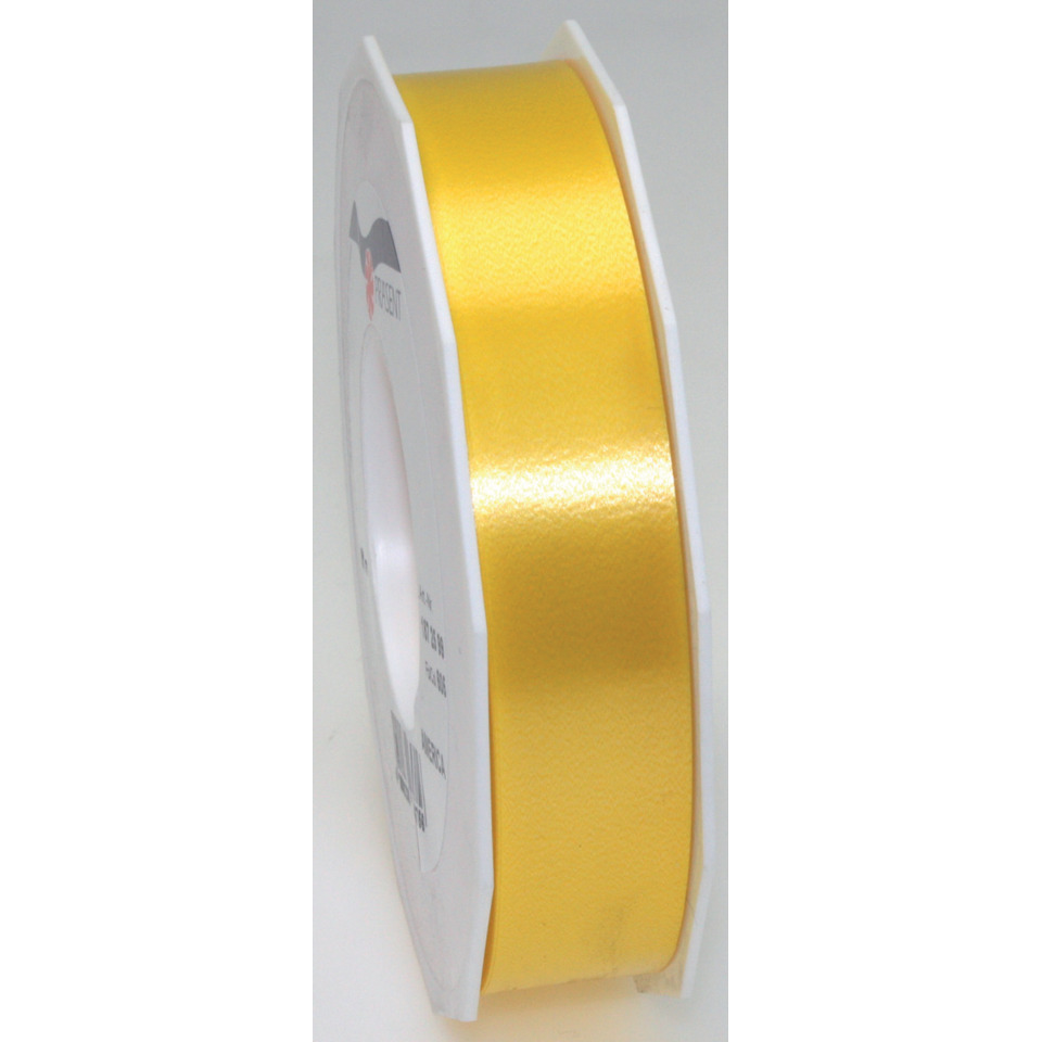 Ringelband Polyspleissband - 25 mm x 91m, gelb