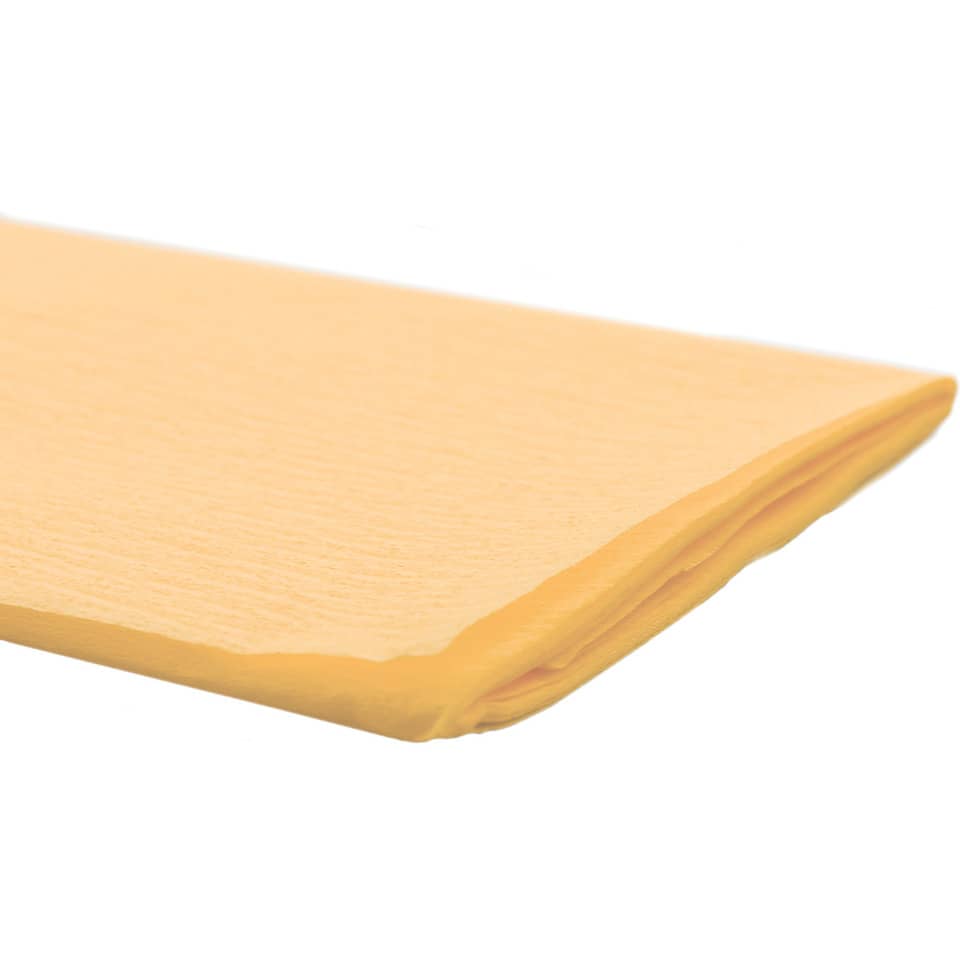 Feinkrepppapier - 50 x 250 cm, pfirsich