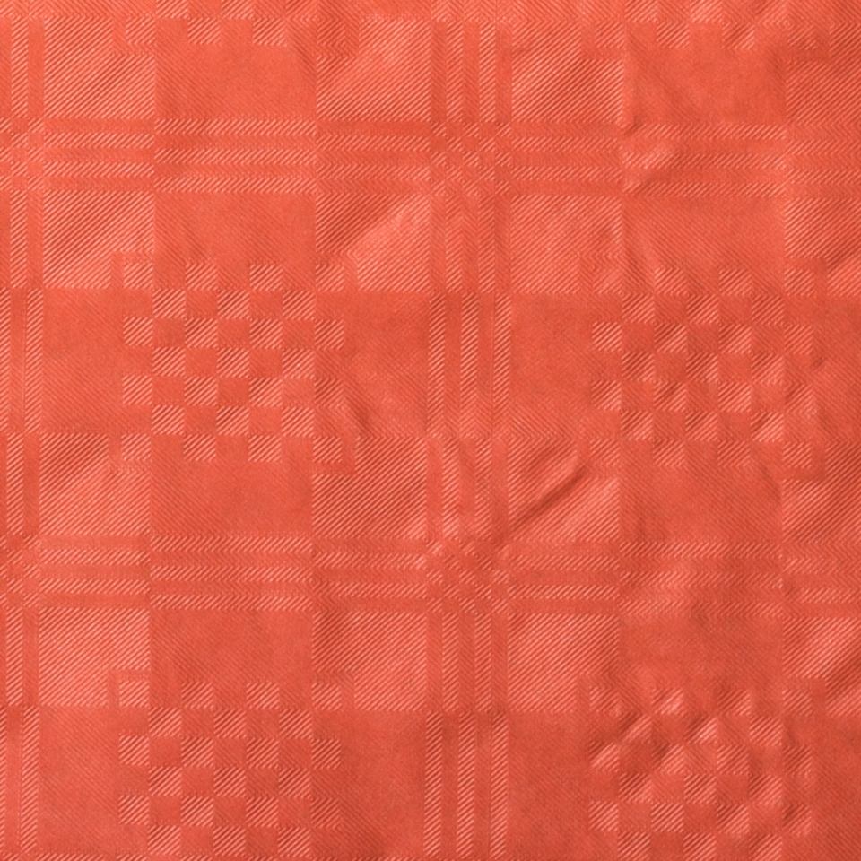 Damast-Tischtuchpapier Rolle Original - 1,00 m x 10 m, terrakotta