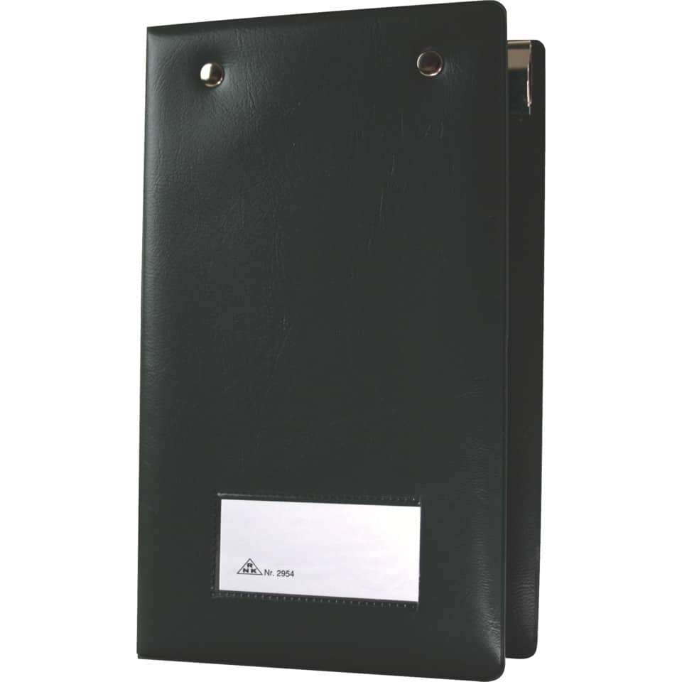 Kassenblockhülle für Kassenzettelblock - 120 x 185 mm, 1, Plastik, schwarz