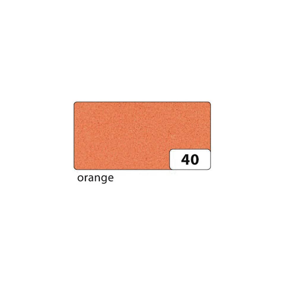 Moosgummi - 20 x 29 cm, orange