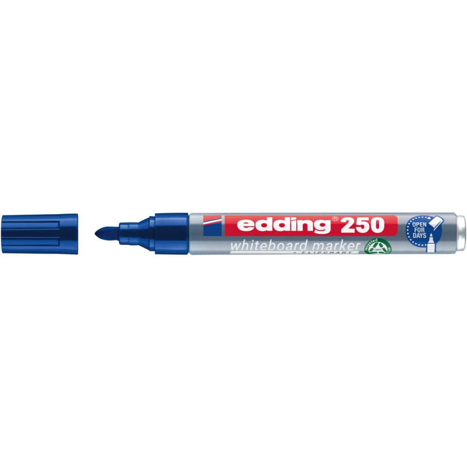 250 Boardmarker - nachfüllbar, 1,5 - 3 mm, blau