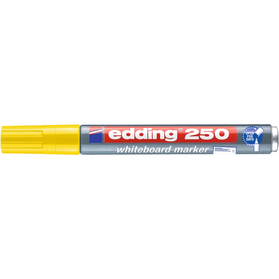 250 Boardmarker - nachfüllbar, 1,5 - 3 mm, gelb