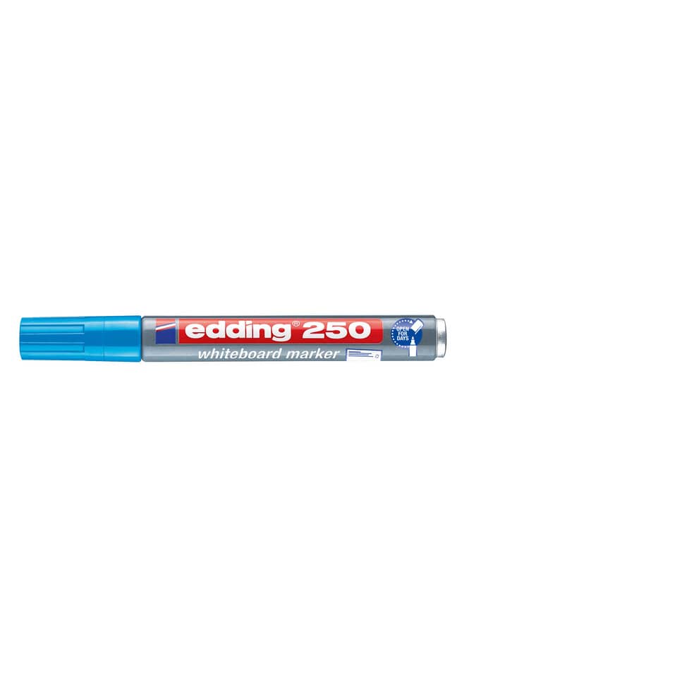 250 Boardmarker - nachfüllbar, 1,5 - 3 mm, hellblau