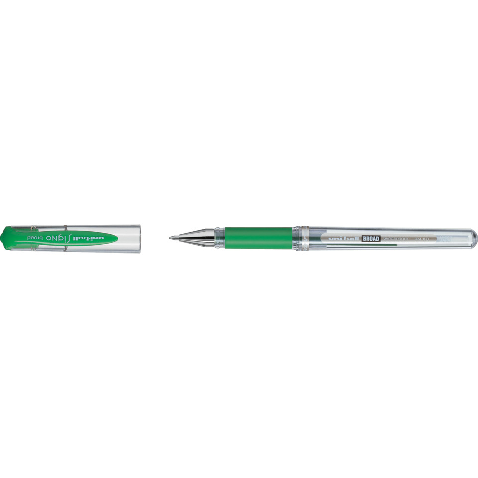 Gelroller uni-ball® SIGNO UM-153, Schreibfarbe: grün