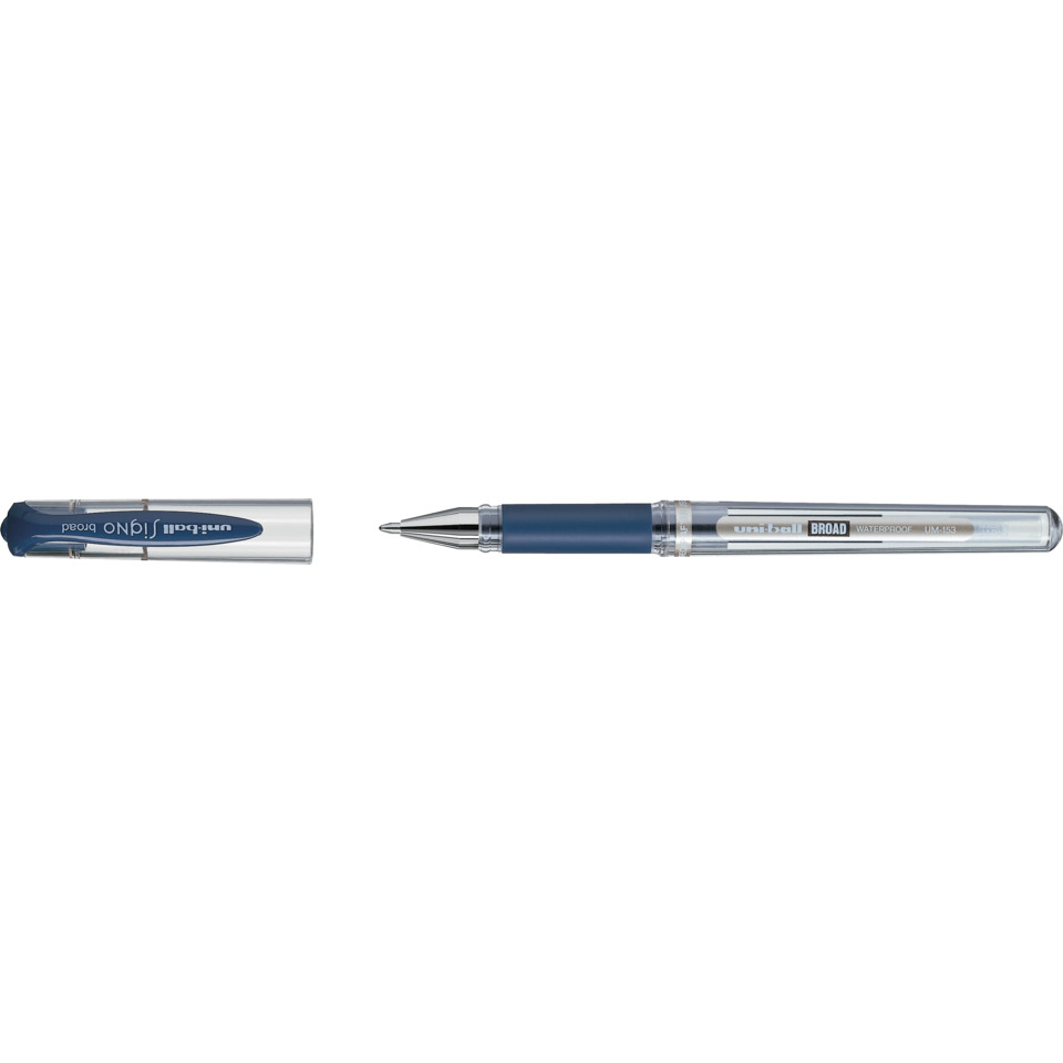 Gelroller uni-ball® SIGNO UM-153, Schreibfarbe: blau-schwarz