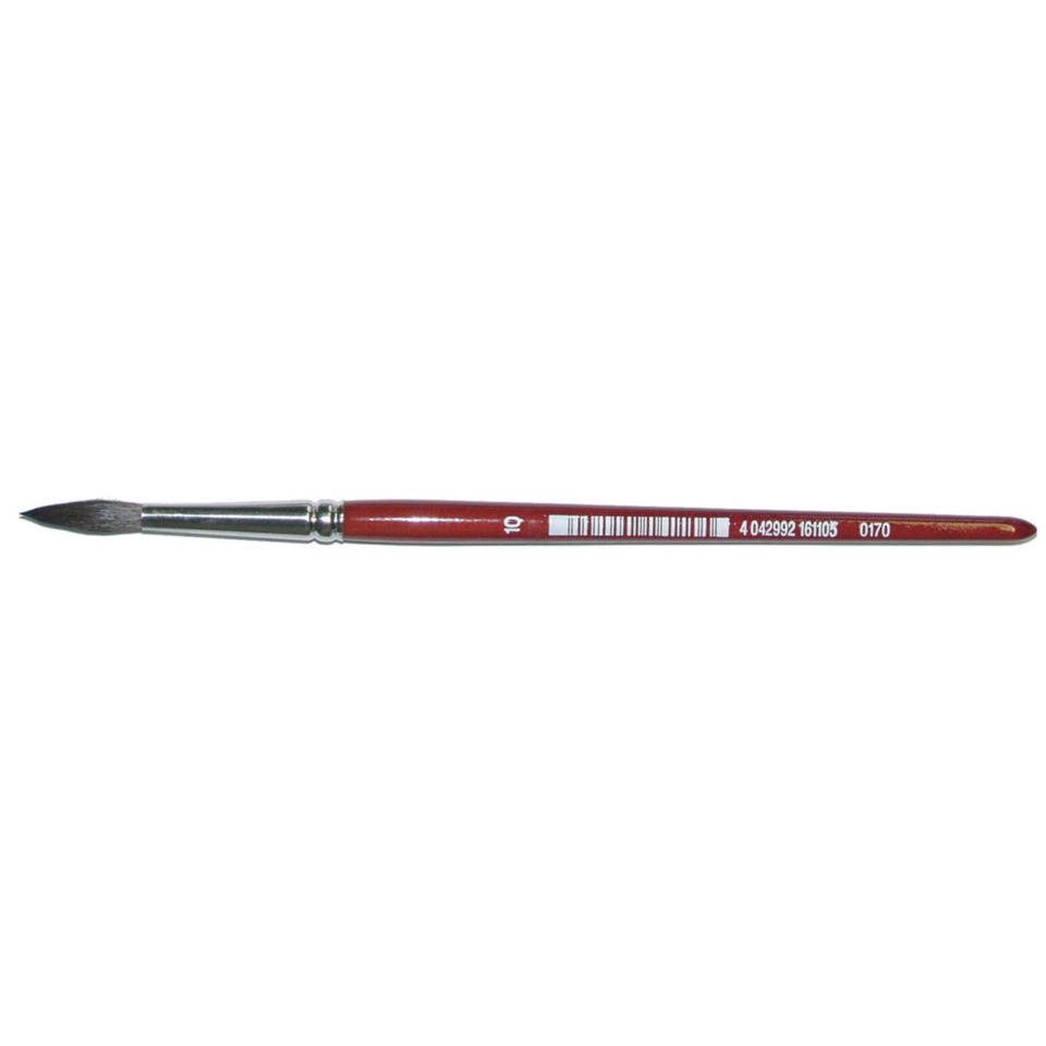 Haarpinsel Aquarell Größe 04 rot