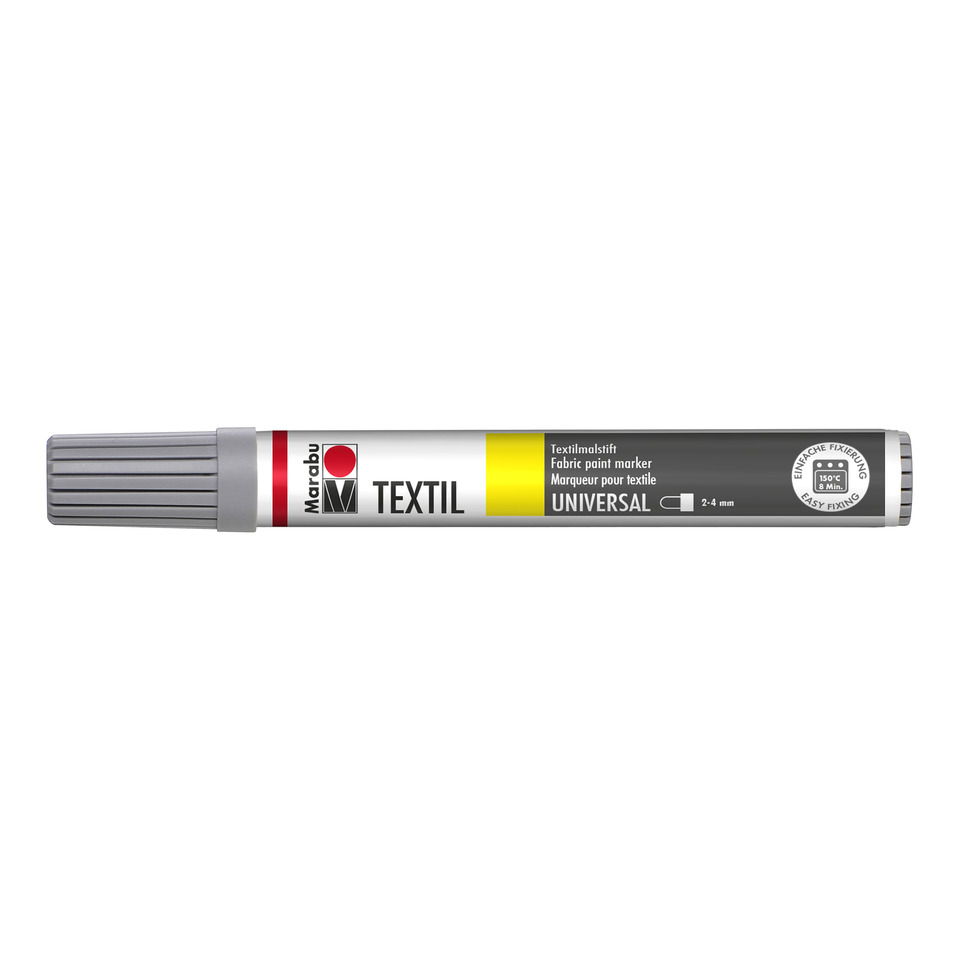 Textil Painter Grau 078, 2-4 mm