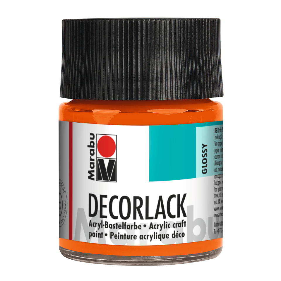 Decorlack Acryl - Orange 013, 50 ml