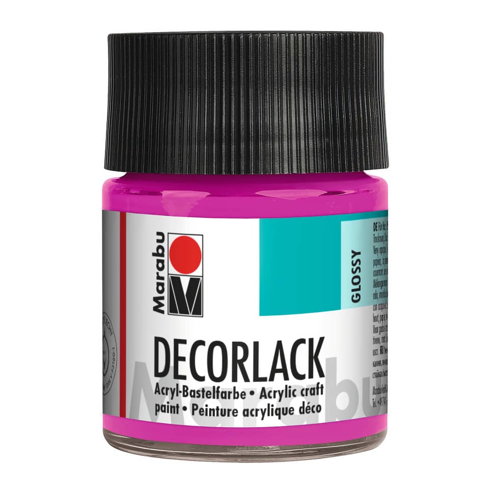Decorlack Acryl - Magenta 014, 50 ml
