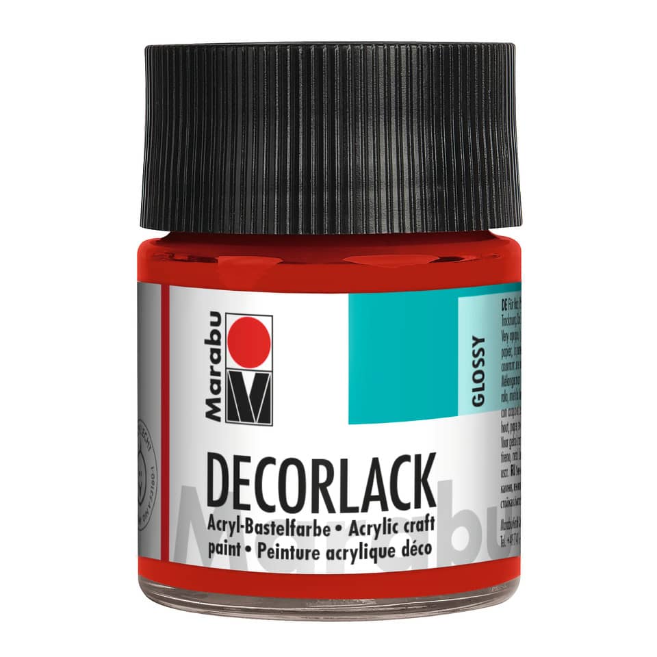Decorlack Acryl - Kirschrot 031, 50 ml