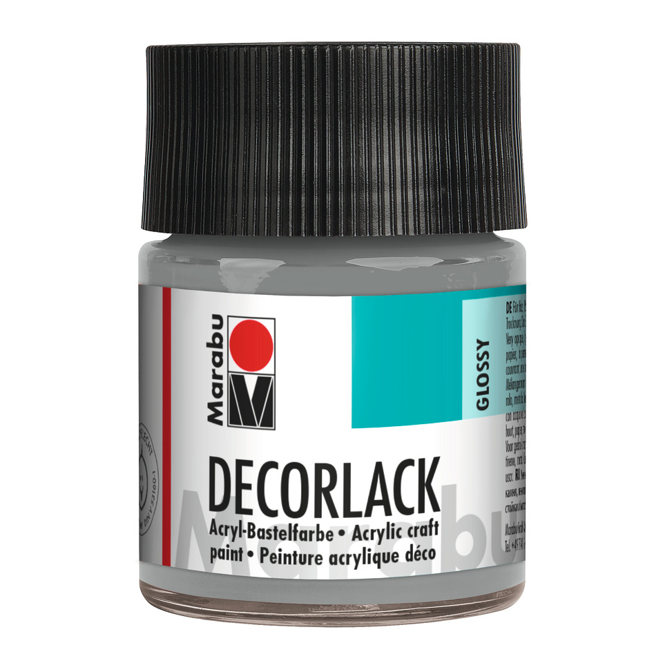 Decorlack Acryl - Metallic-Silber 782, 50 ml