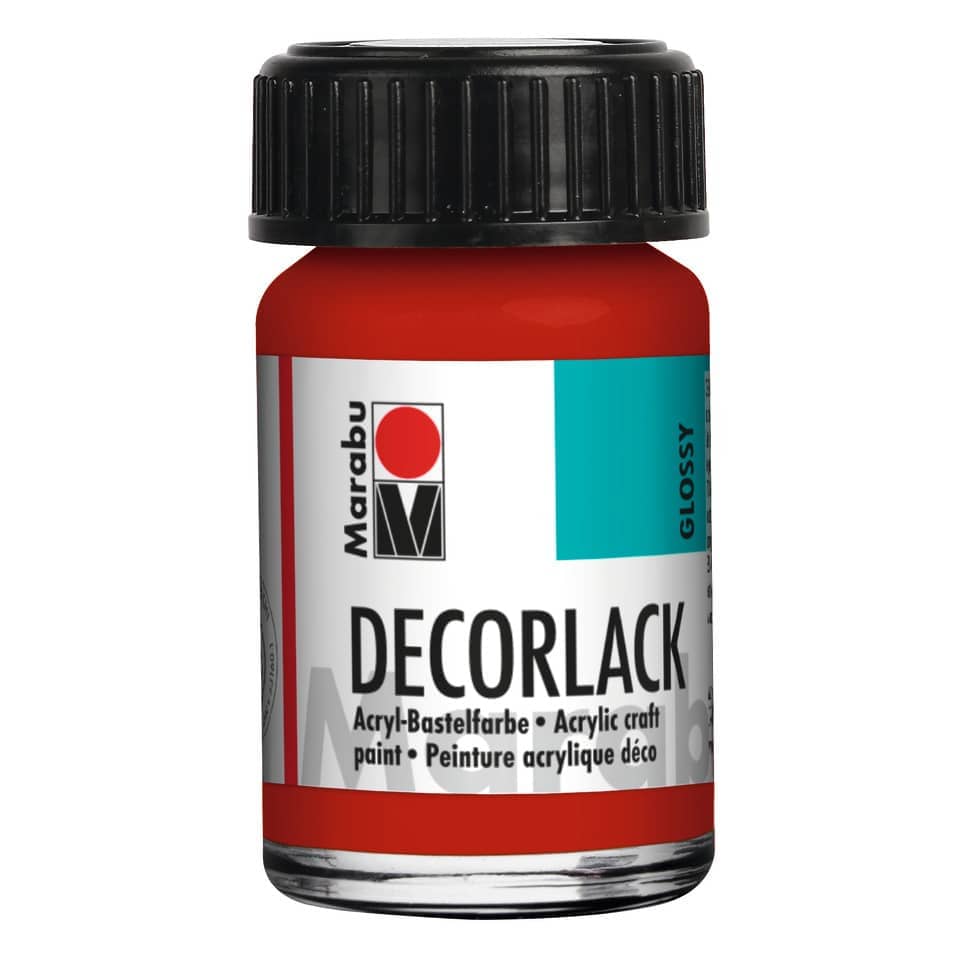 Decorlack Acryl - Kirschrot 031, 15 ml