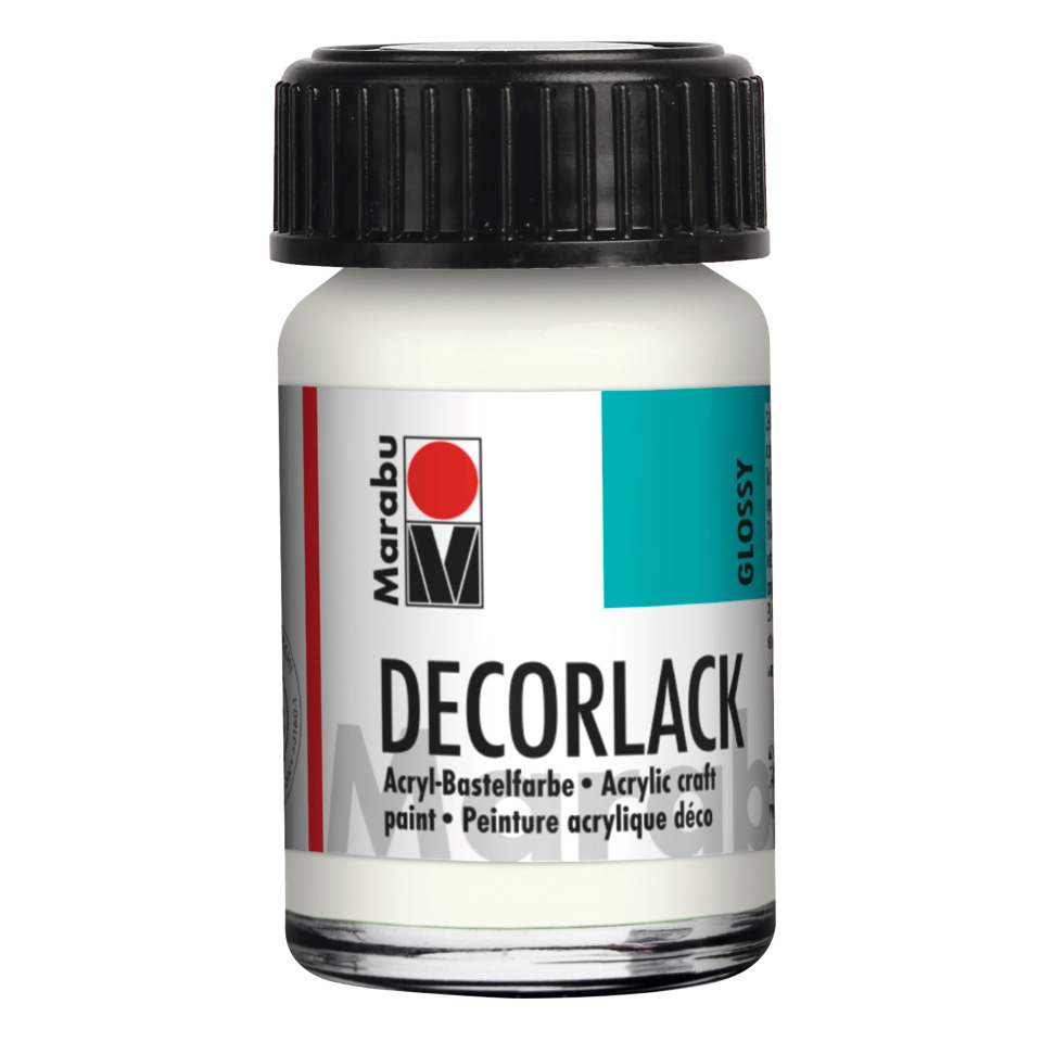 Decorlack Acryl - weiß 070, 15 ml