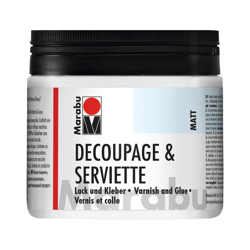 Servietten-Lack & Kleber - matt, 500 ml