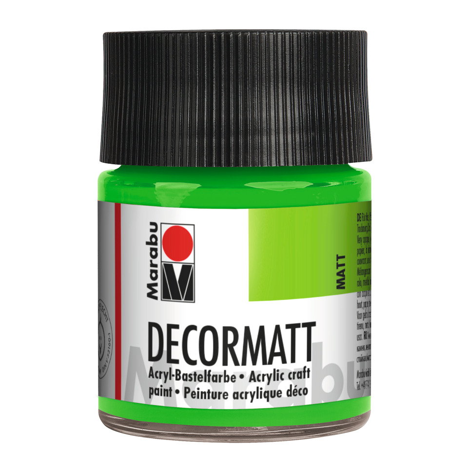 Decormatt Acryl - Gelbgrün 066, 50 ml