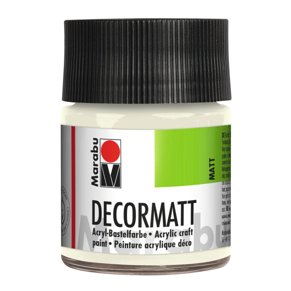 Decormatt Acryl - weiß 070, 50 ml