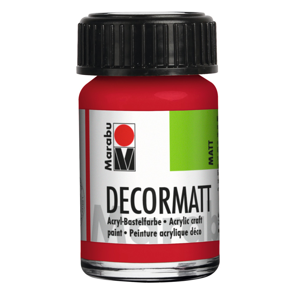 Decormatt Acryl - Kirschrot 031, 15 ml