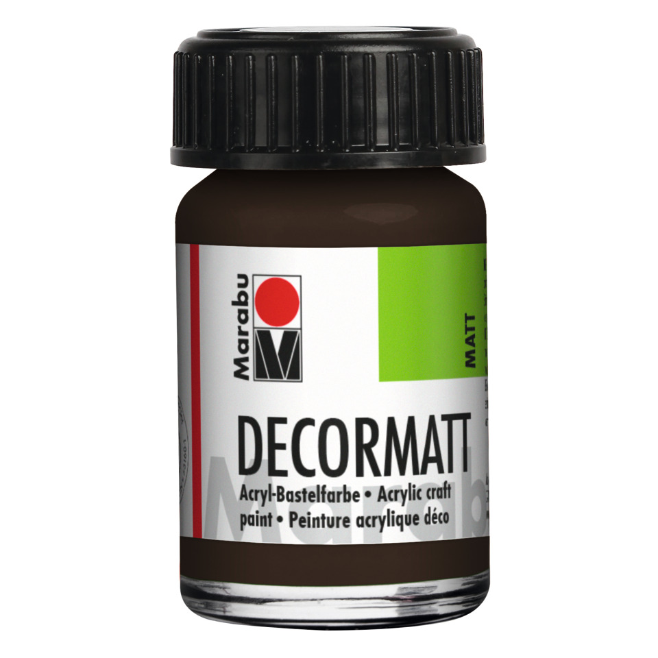 Decormatt Acryl - Dunkelbraun 045, 15 ml