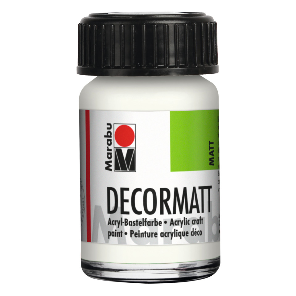 Decormatt Acryl - weiß 070, 15 ml