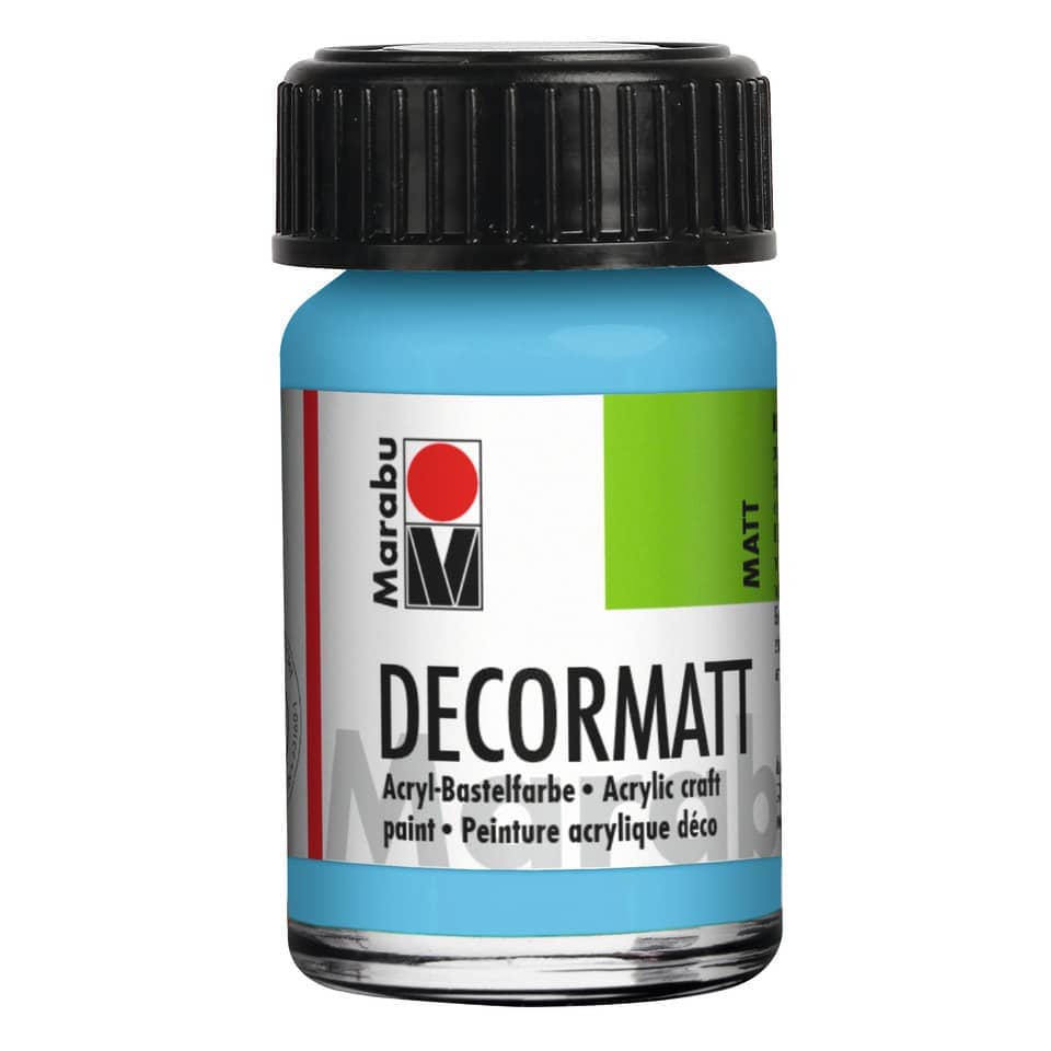 Decormatt Acryl - Hellblau 090, 15 ml