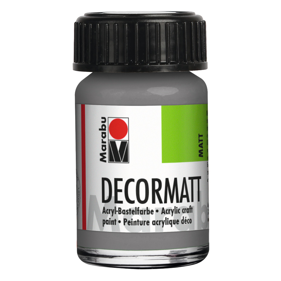 Decormatt Acryl - Hellgrau 278, 15 ml
