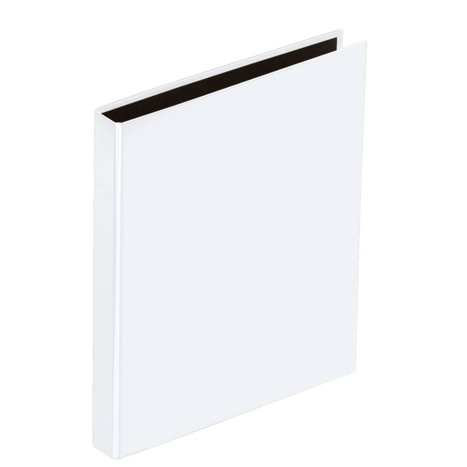 Ringbuch Basic Colours - A5, 2-Bügel-Mechanik, Ring-Ø 20mm, weiß