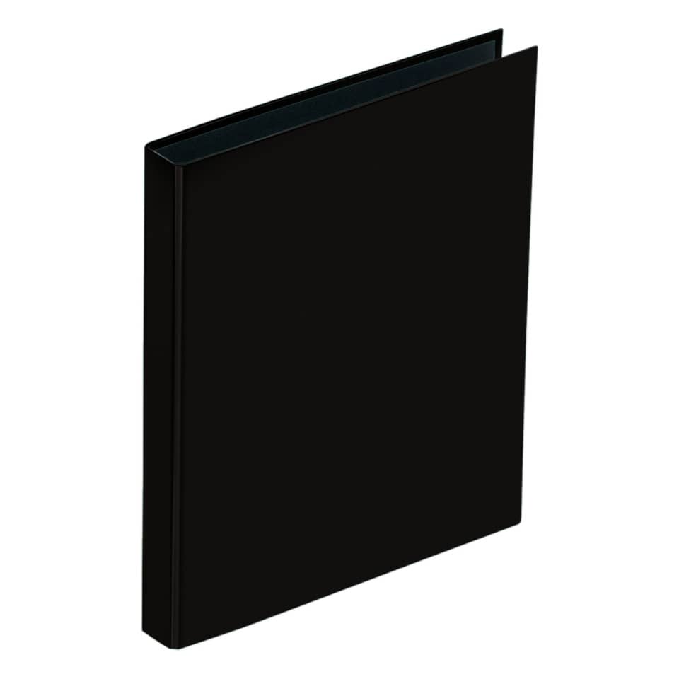 Ringbuch Basic Colours - A4, 4-Ring, Ring-Ø 25mm, schwarz