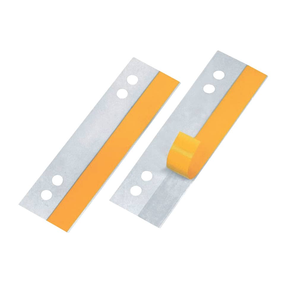 Heftstreifen HEFTFIX®, 105 mm lang, Hartfolie sk, Lochabstand 60 u. 80 mm, 100er SB-Pckg. glasklar