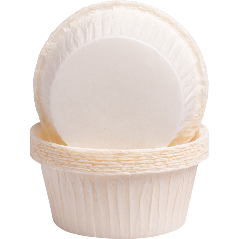 Muffinkapseln - 5 x 7 cm, weiß, 20 Stück