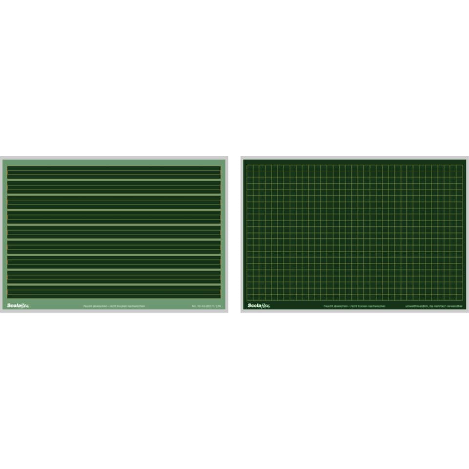 Schülertafel Original Scolaflex® W1, 1.Schuljahr,Ba.-Württemberg/7mm kariert