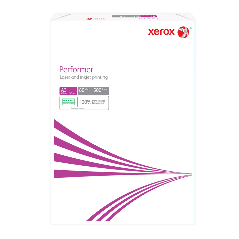 Performer Kopierpapier - A3, 80 g/qm, weiß, 500 Blatt