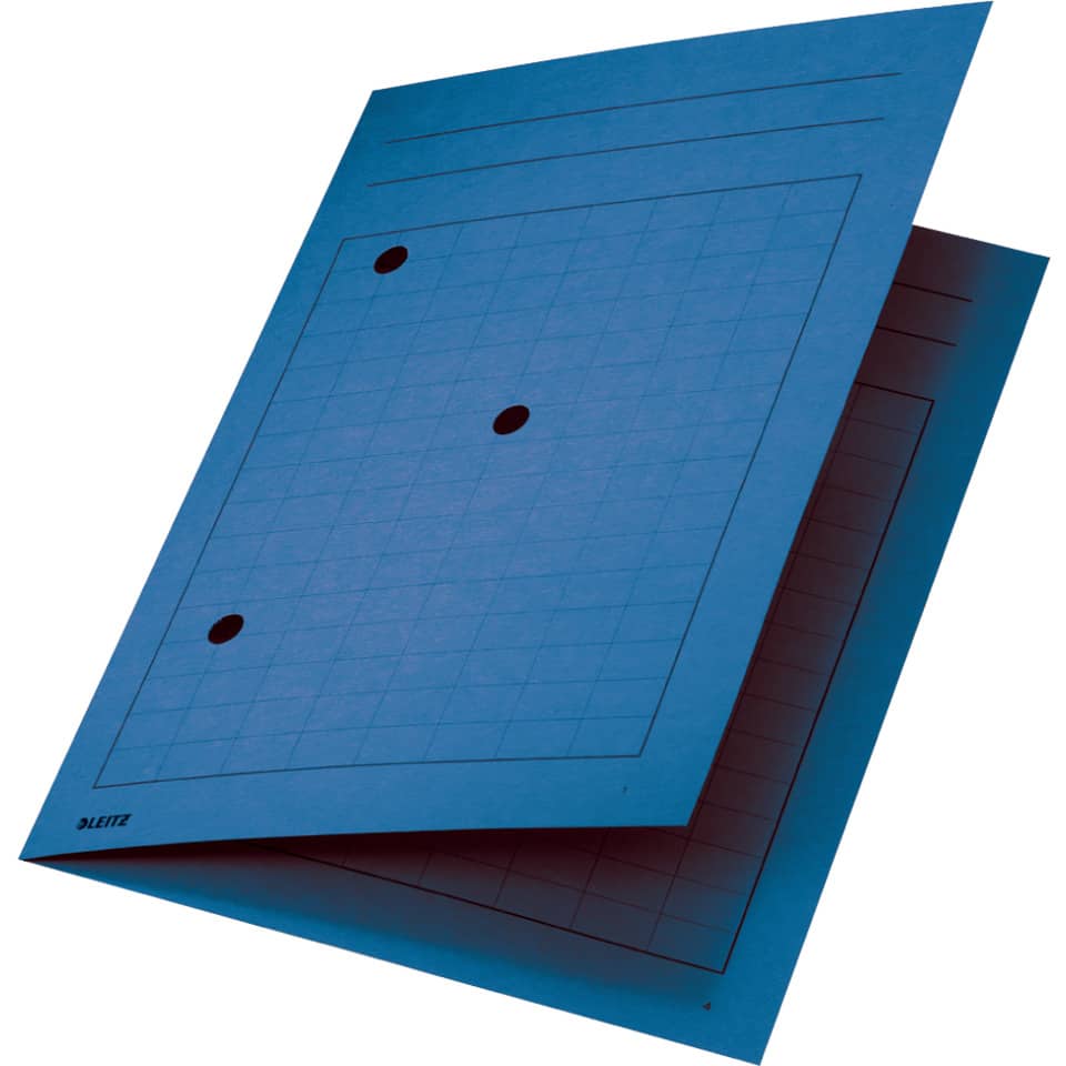 3998 Umlaufmappe, A4, Gitterdruck, Manilakarton 320 g/qm, blau