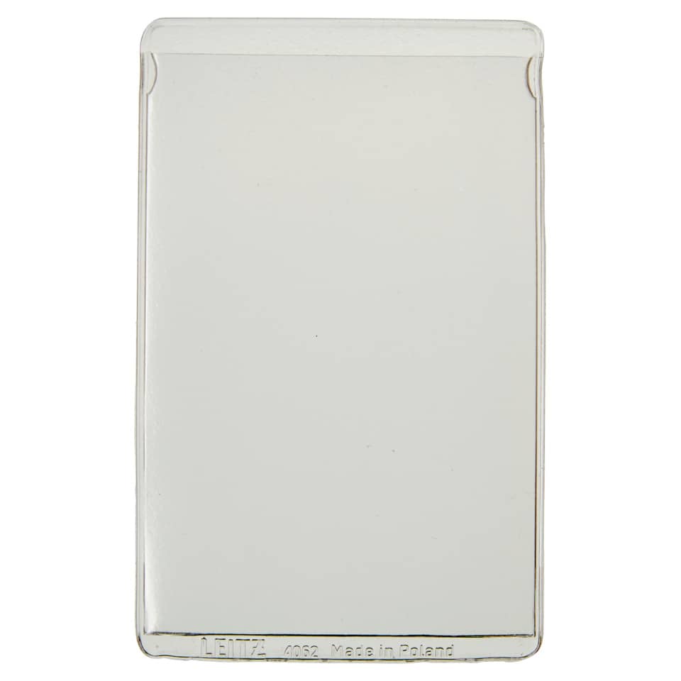 4062 Ausweishülle, für Kreditkarten, PVC, genarbt, farblos