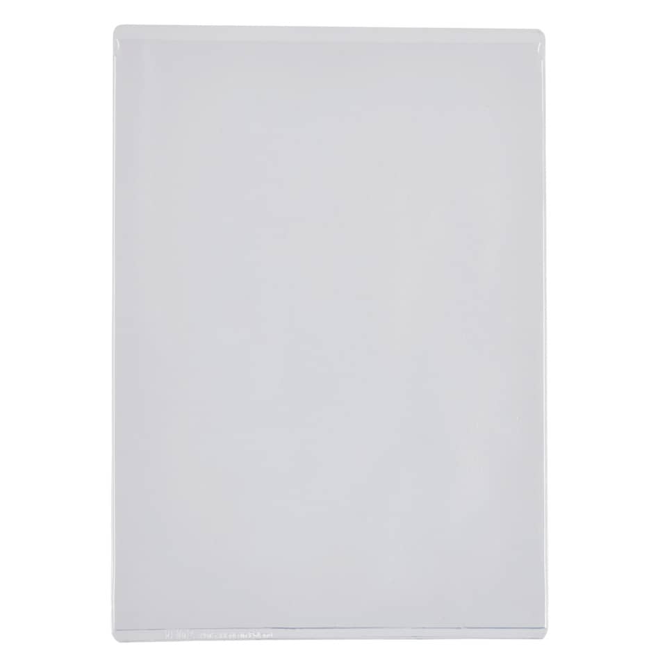4075 Ausweishülle, A5, PVC, genarbt, farblos