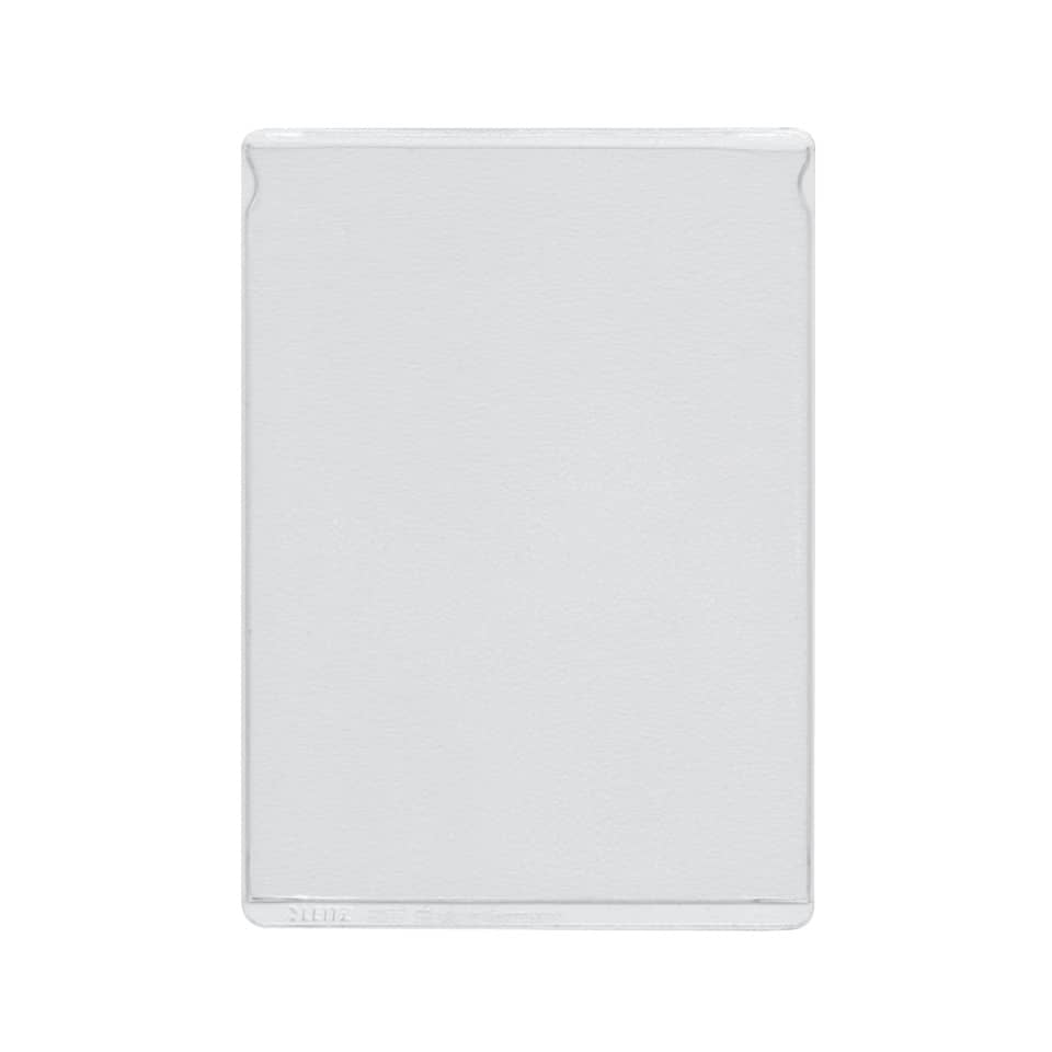 4077 Ausweishülle - A7, Personalausweis alt, PVC, genarbt, farblos, 25 Stück
