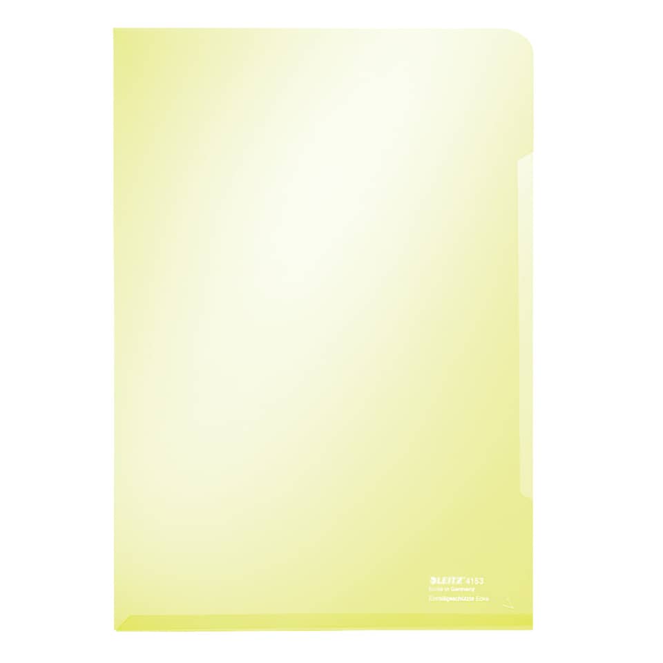 4153 Sichthülle Super Premium, A4, PVC, dokumentenecht, gelb