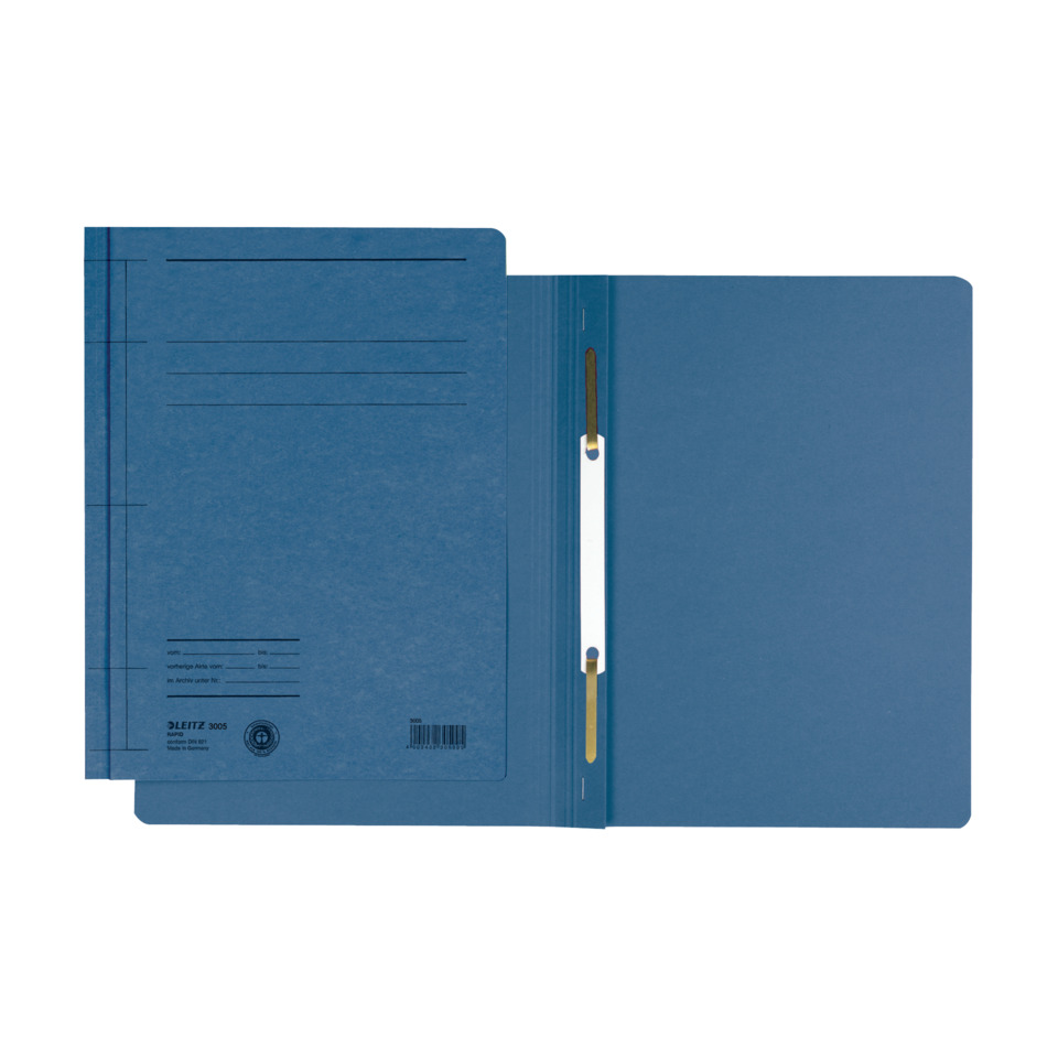3005 Schnellhefter Rapid - A5, Manilakarton (RC), blau