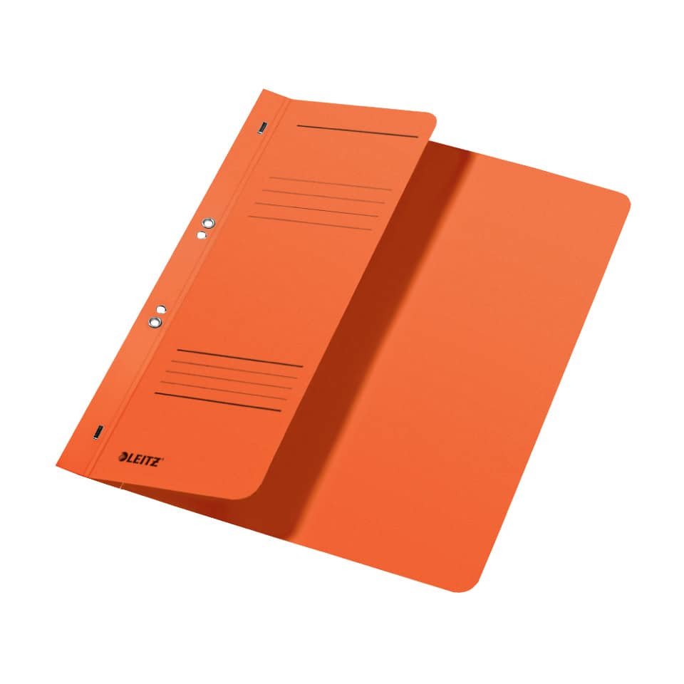 3740 Ösenhefter - 1/2 Vorderdeckel, A4, kfm. Heftung, Manilakarton, orange